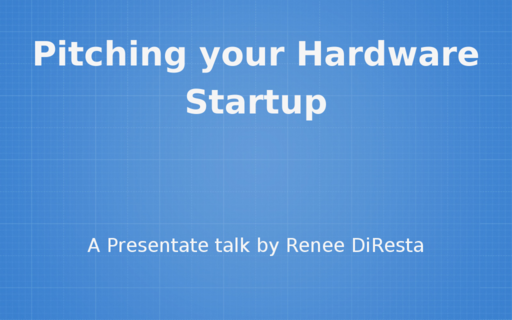 Pitching your Hardware Startup
