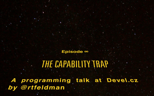The Capability Trap